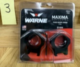 Warne MAXIMA Horizontal Fixed Scope Rings  30mm Medium #3