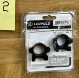 Leupold 1â€ Low Matte 55870 Rifleman Detachable Rings #2