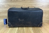 Vintage Cowhide Briefcase - Medical Taxidermy Oddity