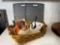 Misc. Kitchen-cutting Boards, Basket, Towels, Cookbook