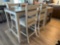 Solid Wood High Top Table W/ 4 Chairs 5x 2.6 X 3