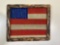 Handmade American Flag Wall Art Retired Fire Hose