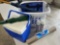 Miscellaneous Lot- Cooler, Umbrellas, Laundry Basket, Butane Fuel