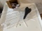 Water Heater Drip Pan, Wall Shelf, Bicycle Seat, Empty Spray Bottles