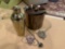 Cocktail Shaker Set - Bar Tools, Ice Bucket, Strainer, Jigger, Spoon