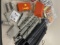 Ho Train Accessories Lot Track, Bridge Piers, Remote & Structure Parts