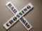 Wooden Railroad Crossing Sign