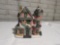 Cobblestone Corners Ceramic Victorian House Lighted Holiday Village Building