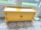 Canary Yellow Storage Bench