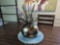 Round Vase With Artificial Florals