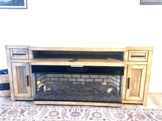 Members Mark Delmar 75 Fireplace Console
