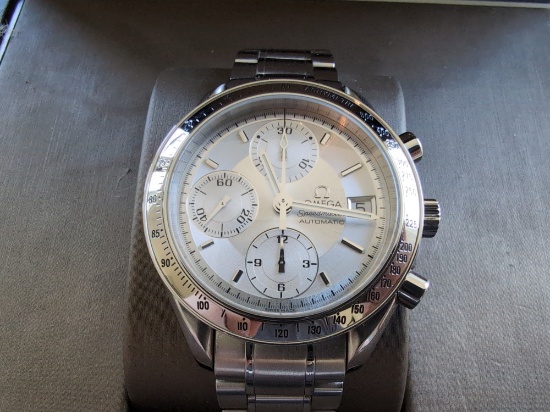 Omega Speedmaster Automatic Chronograph Date 3513.30 Stainless Steel, Box & Papers