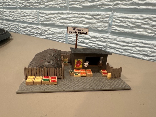 Model Power Ho Scale Mickeys Fruit Stand Scenic Accessory