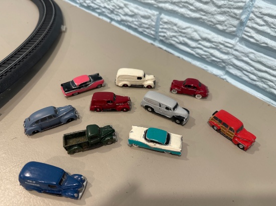 Ho Scale Mixed Vintage Vehicles 10 Piece Set Classic City Cars