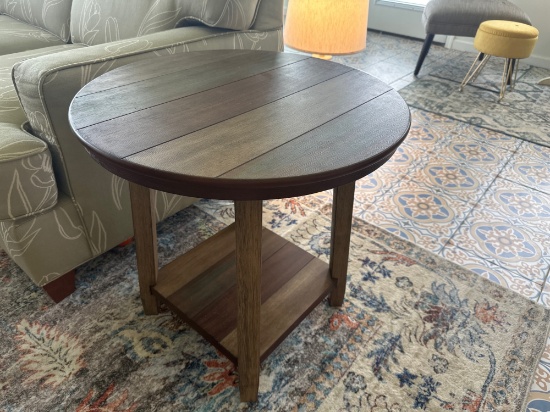 Solid Wood End Table