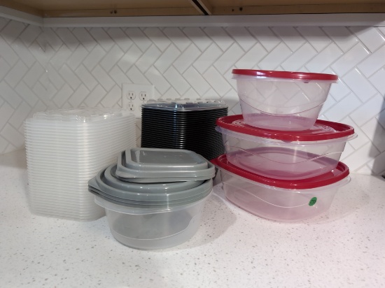 Misc Tupperware And Plastic Containers