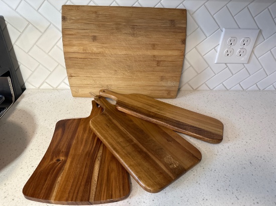 Wood Cutting Boards (4)