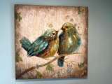 Canvas Wall Hanging 2 Birds