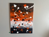 Hand Painted Framed Wall Art-3 Pieces