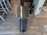 Stainless Steel Trash Can With Soft Close Lid