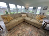 Joe Ruggiero Collection Upholstered Sectional Sofa