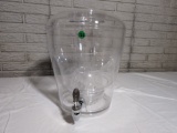 Clear Beverage Dispenser With Spigot Infuser Style