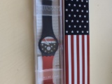 Swatch Usa Olympic Stars & Stripes Watch Rare Team Usa Edition