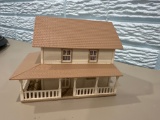 Ho Scale Two-story Farmhouse With Wraparound Porch