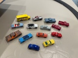 Ho Scale Mixed Vehicle Lot 14-piece Collection Trucks, Cars & Bus