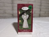 Hallmark 2000 Angelic Bell Ornament Club Edition Fine Porcelain