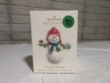 Hallmark 2007 Welcome, Friends! Snowman Ornament Keepsake By Linda Sickman