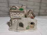 Cobblestone Corners Ceramic Bakery Lighted Christmas Village Building