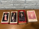 Hallmark Barbie Keepsake Ornaments Collectors Series Set Of 4