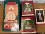 Barbie Ornament Collection Stocking Hanger Set Of 5