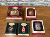 David & Goliath, Bible & Animal Miniature Ornaments Lot Of 6