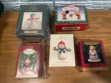 Hallmark Keepsake Welcome Friends, Bearinger Ornaments, And More Lot Of 6