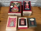 Hallmark Ornament Variety Lot Nascar, Barbie, Mother Goose & More
