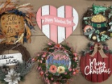 Seasonal Decorative Wreath Collection Set Of 6