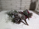 Holiday Pinecone Floral Picks Set Of 3