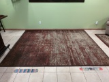 Superior Afton Acid Wash 8x10 Area Rug Velvet Texture, Made In Egypt