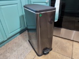 Stainless Steel Trash Can With Soft Close Lid