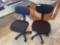 Pair of Rolling Desk Chairs