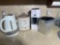 Small Kitchen Appliance Lot  Tea & Cooking
