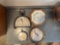 4 Decorative Clocks