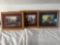 Thomas Kinkade Framed Cottage Art Prints  Set of 3