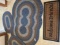 3 Braided Rugs, 1 Welcome Mat