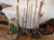 Assorted Garden and Hand Tools & Stool