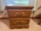 2 Drawer Oak Night Stand (1 of 6 matching pieces)
