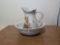 Vintage McCoy Pottery Wash Pitcher & Bowl Set