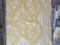 Yellow & White Starburst Patchwork Quilt